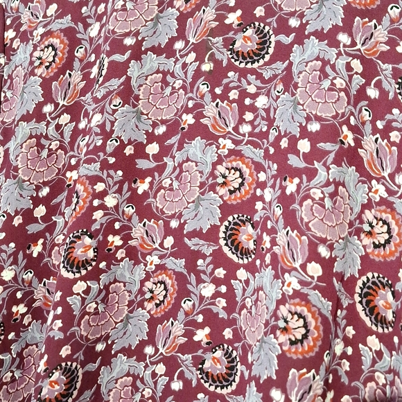 Floral Boho Blouse, LOFT, sz 2, NWOT - Picture 7 of 12